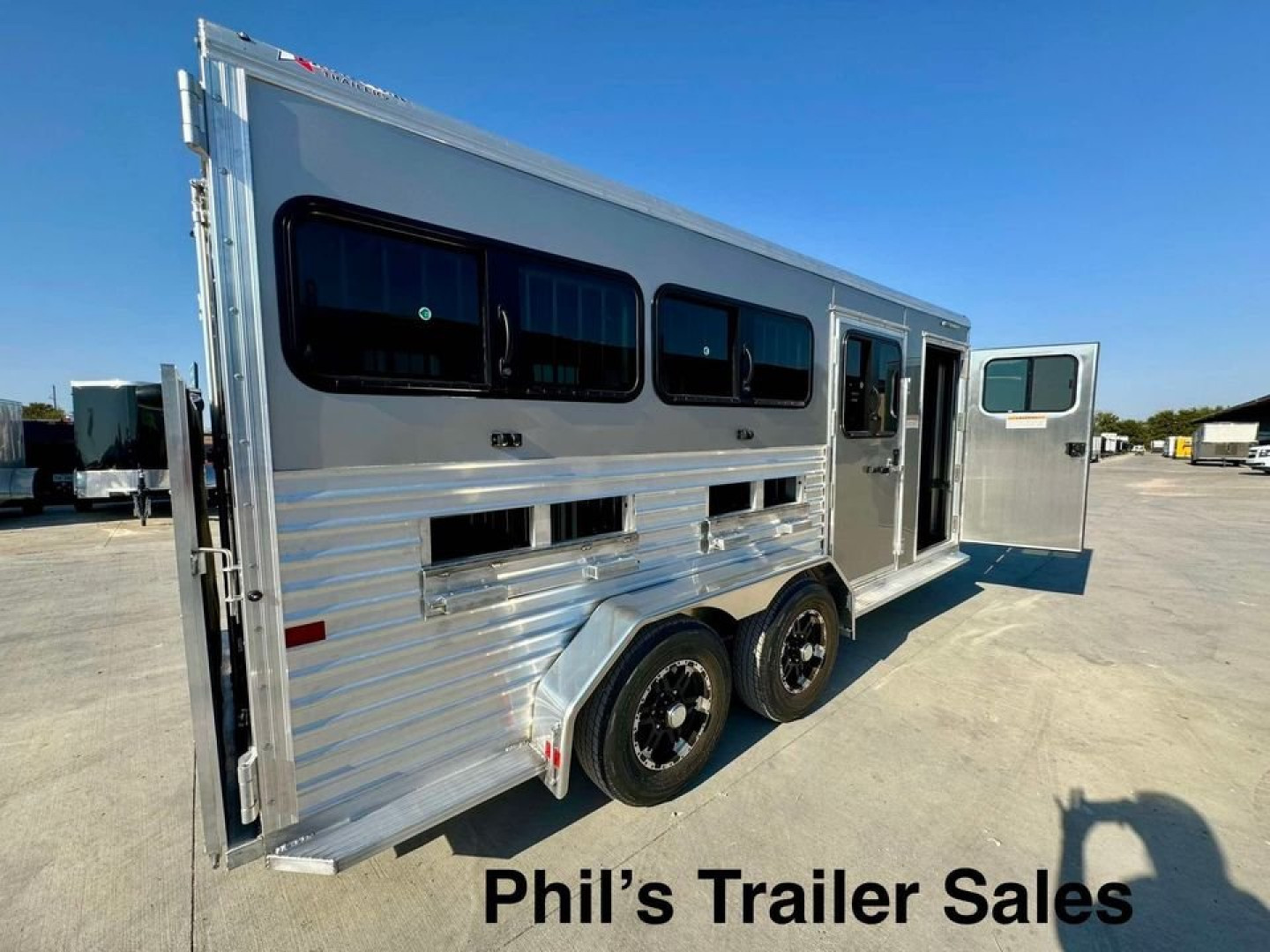New 2025 Frontier Trailers 6 PEN LOW PRO LIVESTOCK TRAILER Stock / Stock Combo Trailer