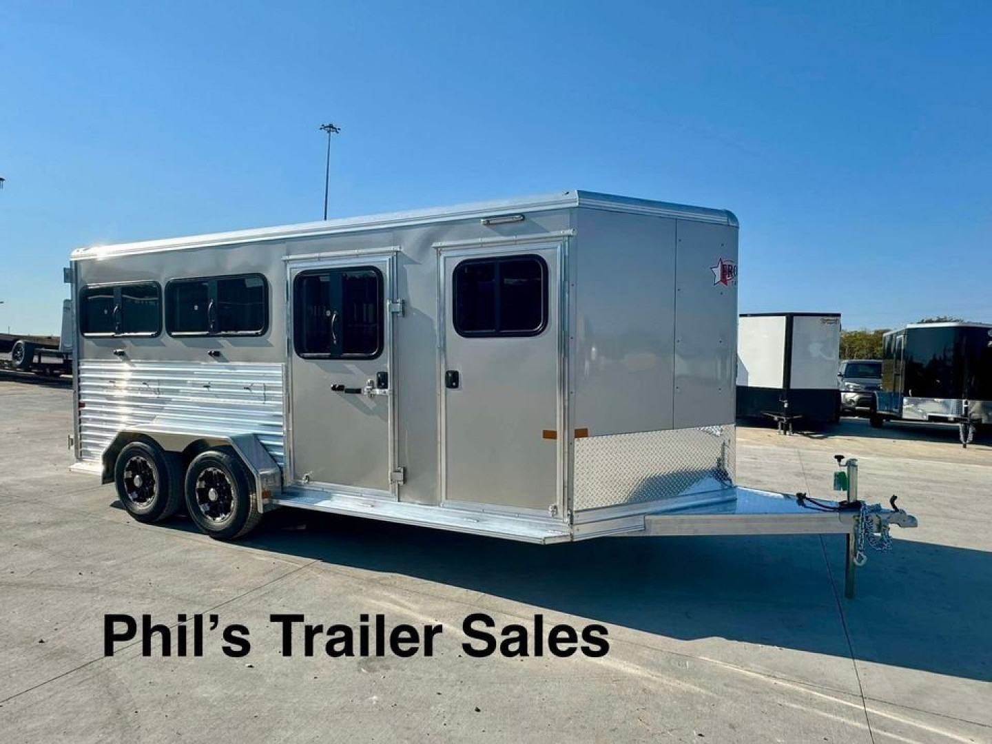 New 2025 Frontier Trailers 6 PEN LOW PRO LIVESTOCK TRAILER Stock / Stock Combo Trailer