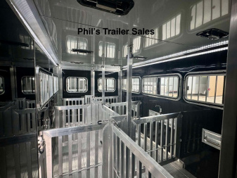 New 2025 Frontier Trailers 6 PEN LOW PRO LIVESTOCK TRAILER Stock / Stock Combo Trailer