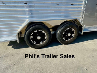 New 2025 Frontier Trailers 6 PEN LOW PRO LIVESTOCK TRAILER Stock / Stock Combo Trailer