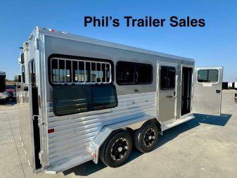 New 2025 Frontier Trailers 6 PEN LOW PRO LIVESTOCK TRAILER Stock / Stock Combo Trailer