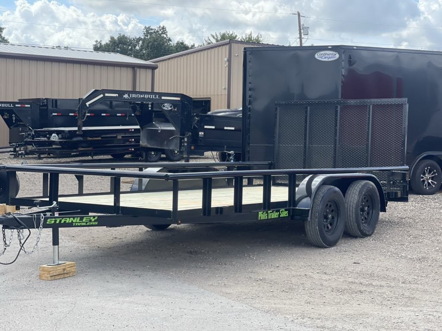 New 2025 Stanley Trailers UTILITY TRAILER 83X14 PIPE TOP WITH REAR GATE BRAKES Utility Trailer