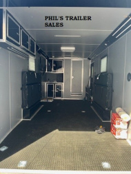 New 2025 Continental Cargo 8.5X20 ENCLOSED TRAILER Motorcycle Trailer FULL BATHROOM PACKAGE TOILET & SHOWER