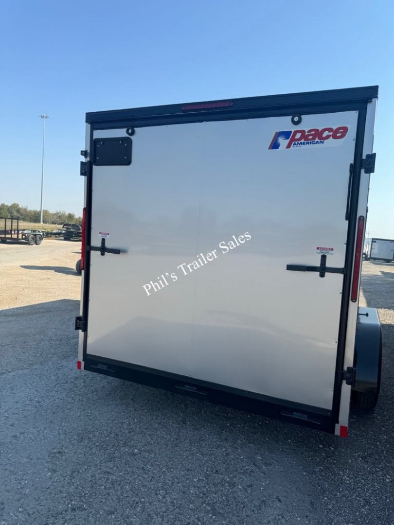 New 2025 Pace American 7X14 EXTRA HEIGHT 6'6'' INTERIOR Cargo / Enclosed Trailer SCREWLESS EXTERIOR