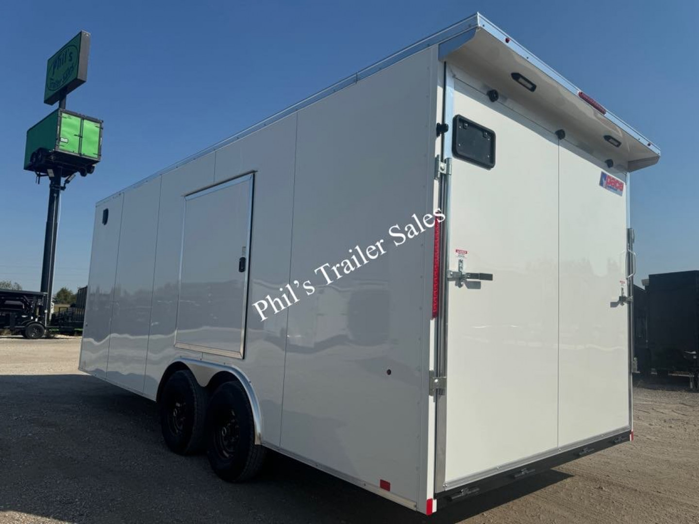 New Pace American 8.5X20 Cargo / Enclosed Trailer ESCAPE DOOR / REAR WING / SCREWLESS EXTERIOR