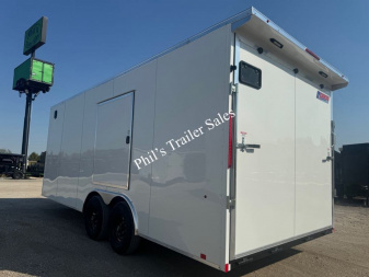 New Pace American 8.5X20 Cargo / Enclosed Trailer ESCAPE DOOR / REAR WING / SCREWLESS EXTERIOR