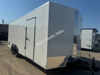 New Pace American 8.5X20 Cargo / Enclosed Trailer ESCAPE DOOR / REAR WING / SCREWLESS EXTERIOR