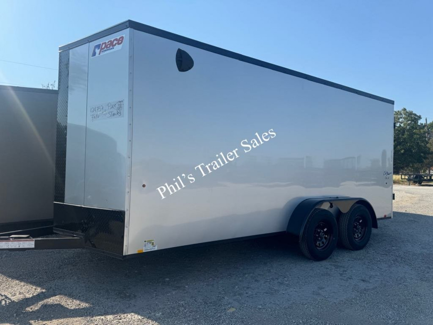 New 2025 Pace American 7X16 6'6'' INTERIOR Cargo / Enclosed Trailer SCREWLESS EXTERIOR