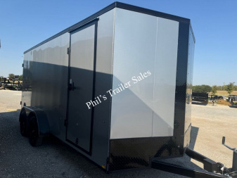 New 2025 Pace American 7X16 6'6'' INTERIOR Cargo / Enclosed Trailer SCREWLESS EXTERIOR