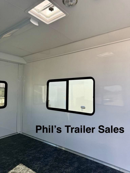 New CONTINENTAL CARGO 7X14 DOG HOUSE Cargo / Enclosed Trailer OFFICE TRAILER FINISHED INTERIOR AC