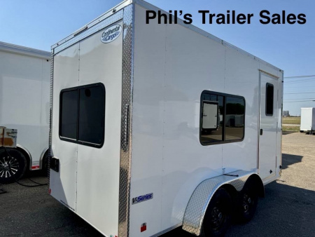 New CONTINENTAL CARGO Crew trailer 7X14 DOG HOUSE Office Trailer