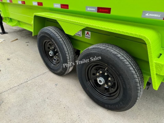 New 2025 IRON BULL 83X16 GOOSENECK SCISSOR LIFT 24'' SIDES Dump Trailer