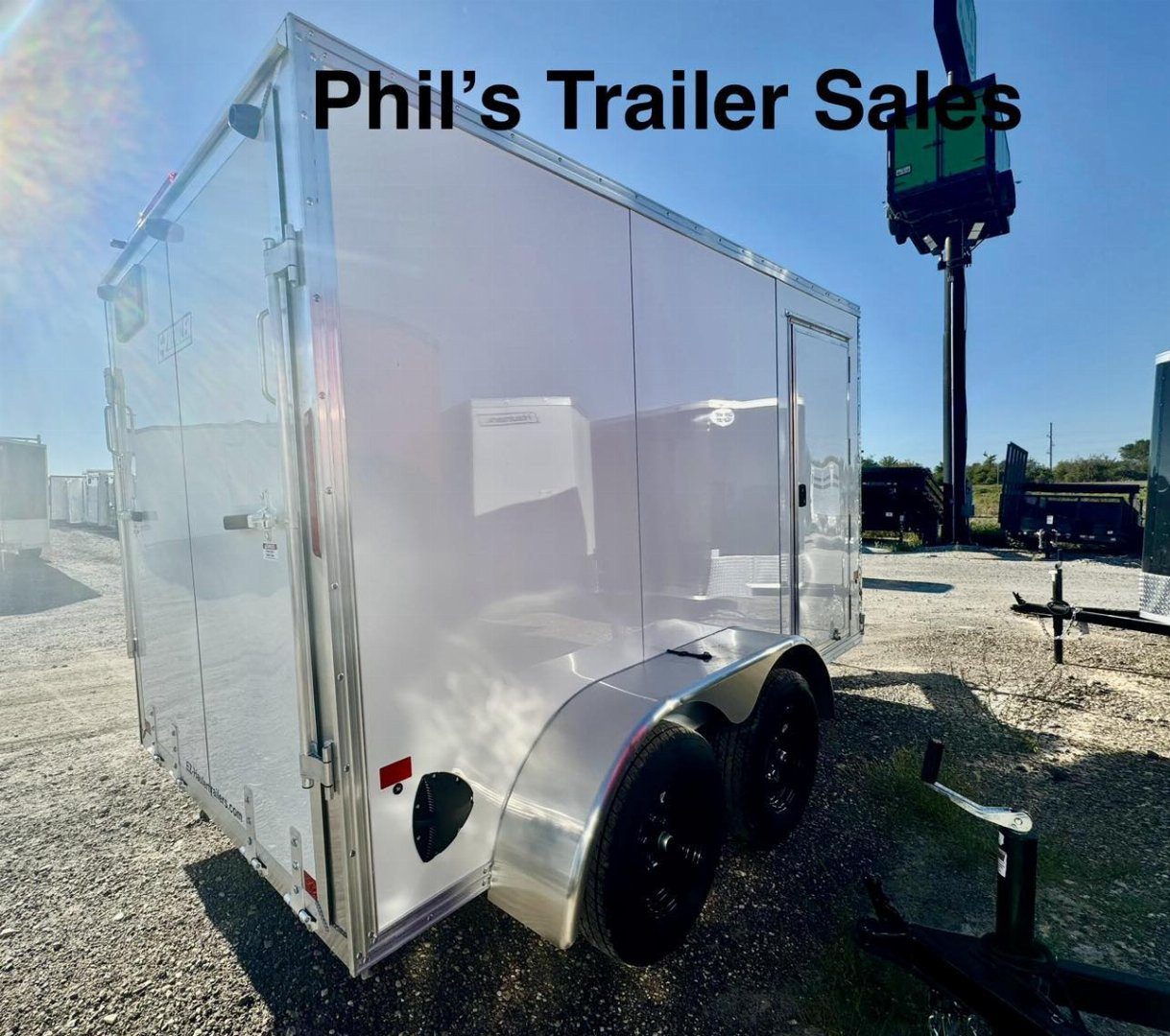 New 2025 E-Z Hauler 6X12 TANDEM AXLE ALL ALUMINUM Cargo / Enclosed Trailer