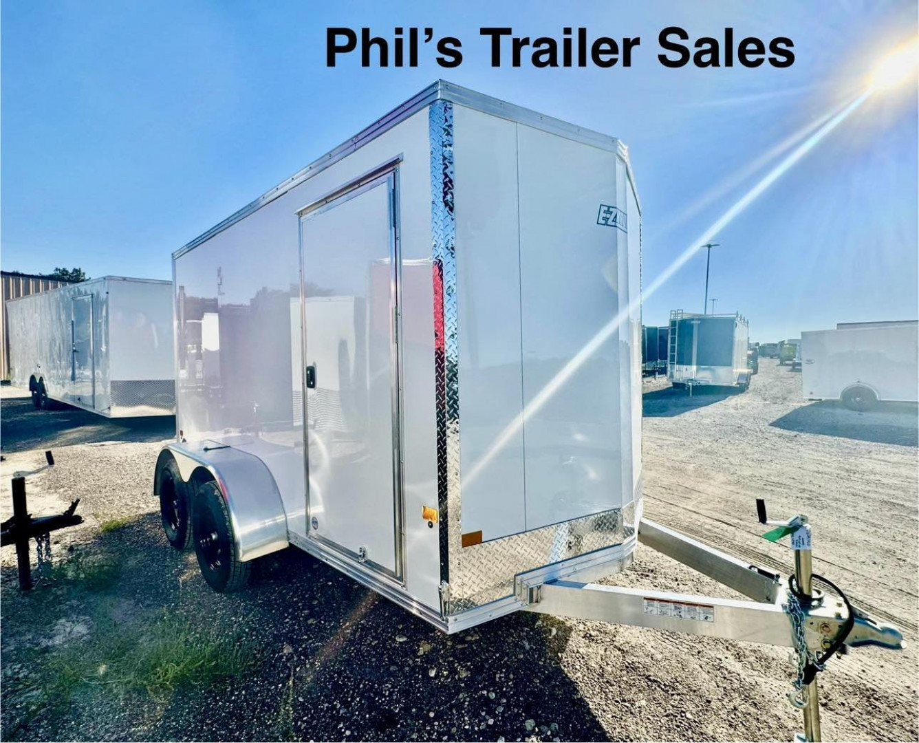 New 2025 E-Z Hauler 6X12 TANDEM AXLE ALL ALUMINUM Cargo / Enclosed Trailer
