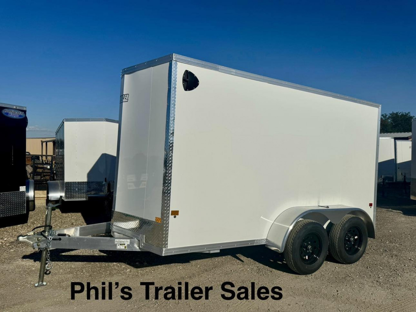 New 2025 E-Z Hauler 6X12 TANDEM AXLE ALL ALUMINUM Cargo / Enclosed Trailer