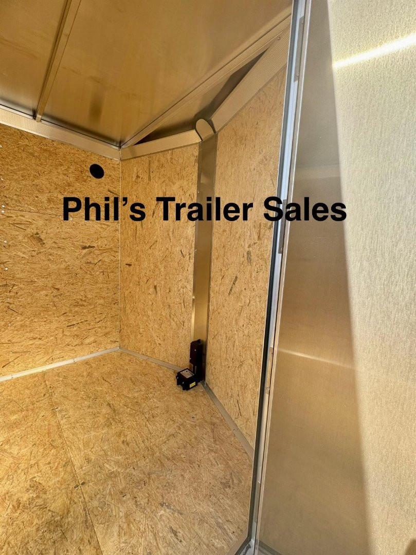 New 2025 E-Z Hauler 6X12 TANDEM AXLE ALL ALUMINUM Cargo / Enclosed Trailer