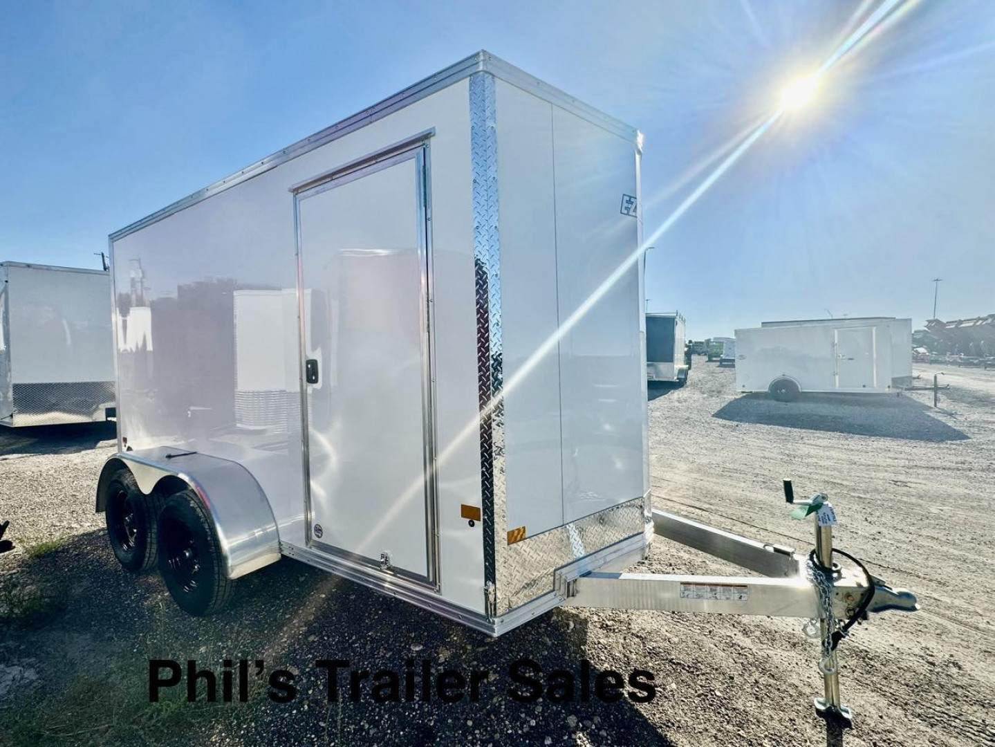 New 2025 E-Z Hauler 6X12 TANDEM AXLE ALL ALUMINUM Cargo / Enclosed Trailer