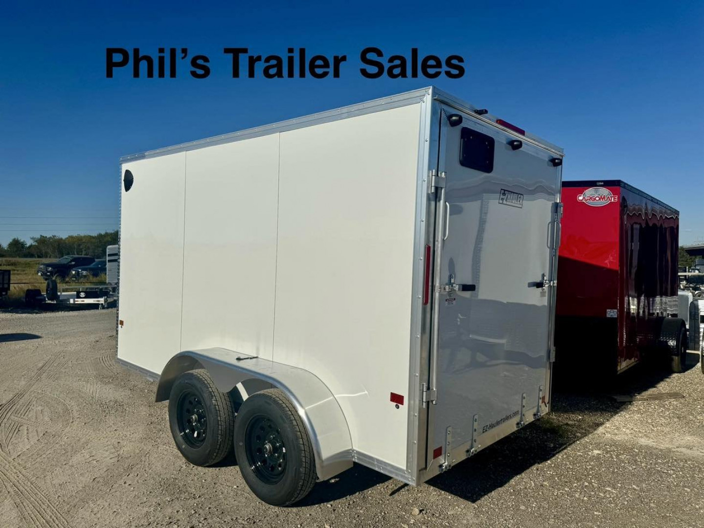 New 2025 E-Z Hauler 6X12 TANDEM AXLE ALL ALUMINUM Cargo / Enclosed Trailer