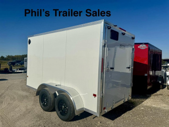 New 2025 E-Z Hauler 6X12 TANDEM AXLE ALL ALUMINUM Cargo / Enclosed Trailer