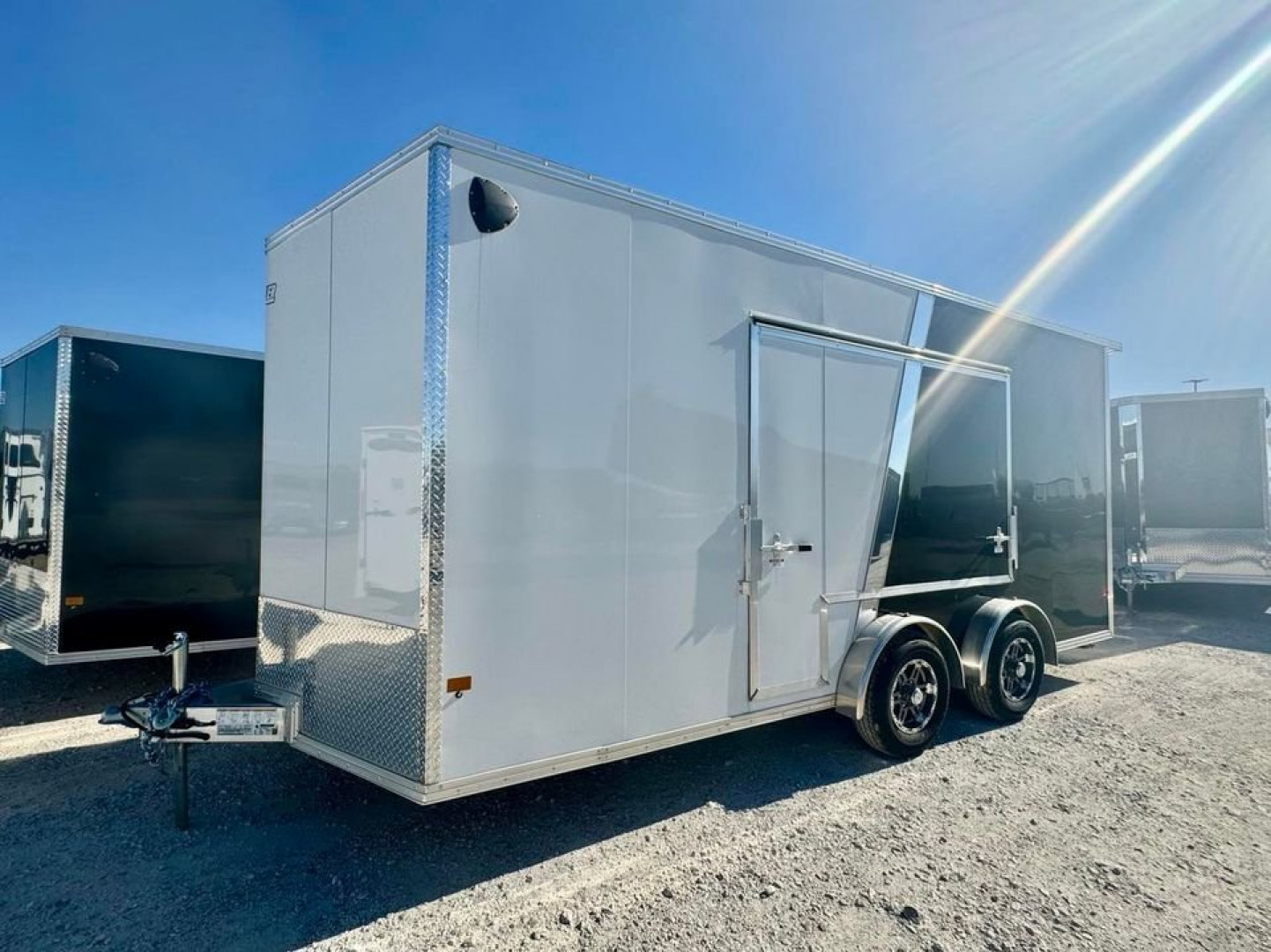 New 2024 E-Z Hauler 7.5X18 UPGRADED 5200LB TORSION AXLES ESCAPE