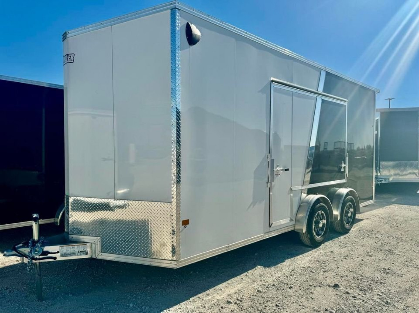 New 2024 E-Z Hauler 7.5X18 UPGRADED 5200LB TORSION AXLES ESCAPE