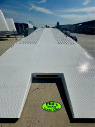 New 2024 83X24 FULL TILT Equipment Trailer 14K GVWR WINCH STEEL DECK