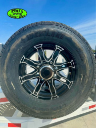 New 2024 83X24 FULL TILT Equipment Trailer 14K GVWR WINCH STEEL DECK