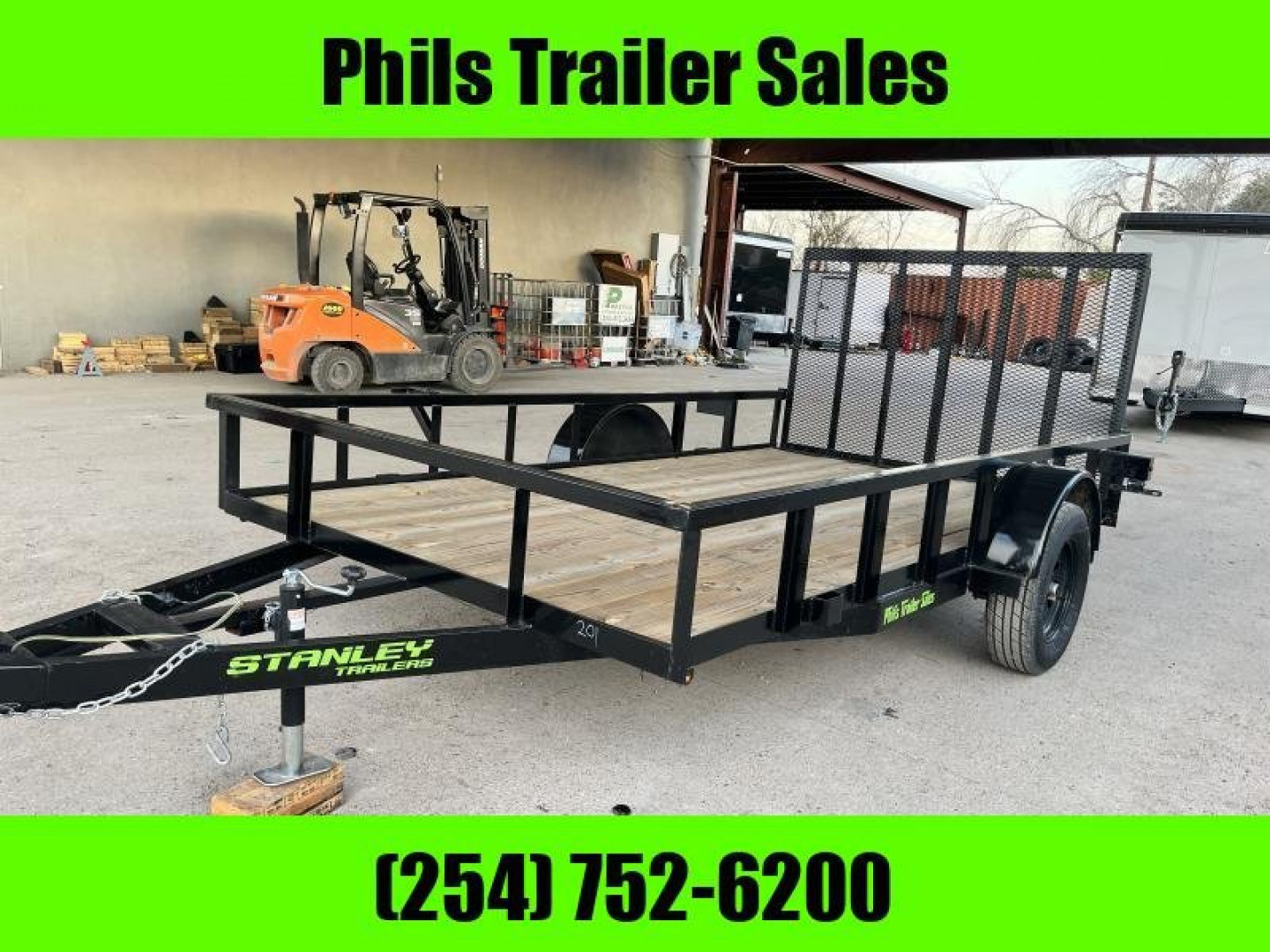 New 2025 STANLEY TRAILERS UTILITY TRAILER 77X14 WITH GATE Utility Trailer