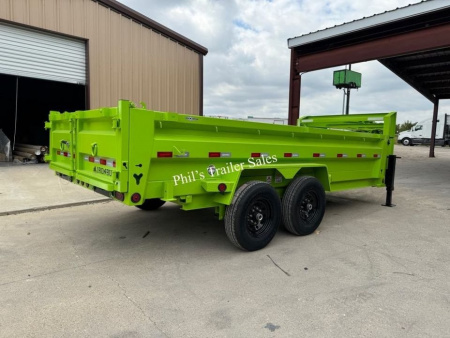 New 2026 Iron Bull 83X16 GOOSENECK SCISSOR LIFT 24'' SIDES Dump Trailer