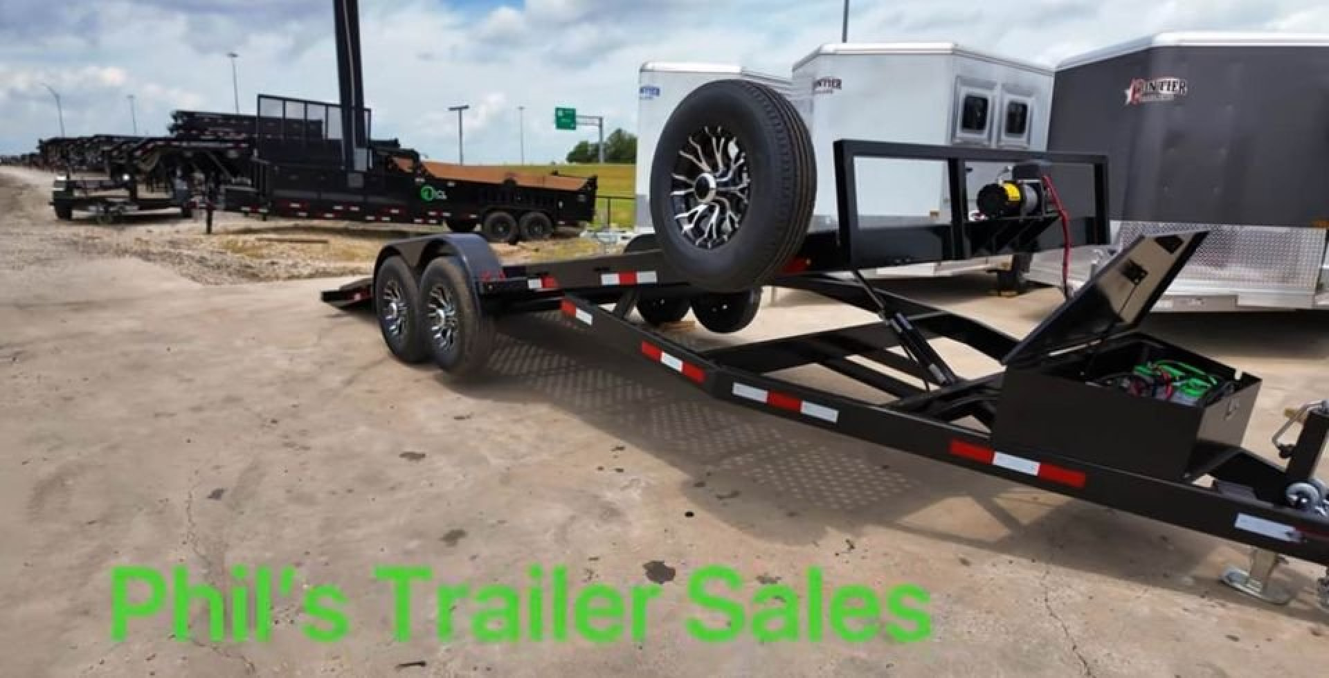New 2024 OTHER 83X20 Car Hauler W/ WINCH POWER TILT 14K TRAILER