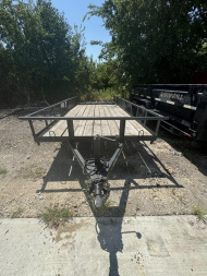 Used 2022 USED Cardinal 82X18 TANDEM 6K AXLES PIPETOP UTILITY Utility Trailer RENT TO OWN FOR ONLY $540 DOWN!