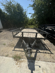 Used 2022 USED Cardinal 82X18 TANDEM 6K AXLES PIPETOP UTILITY Utility Trailer RENT TO OWN FOR ONLY $540 DOWN!