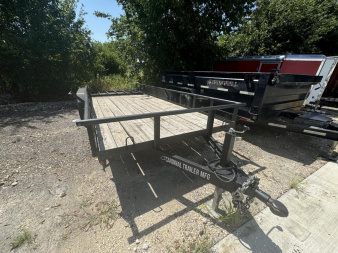 Used 2022 USED Cardinal 82X18 TANDEM 6K AXLES PIPETOP UTILITY Utility Trailer RENT TO OWN FOR ONLY $540 DOWN!