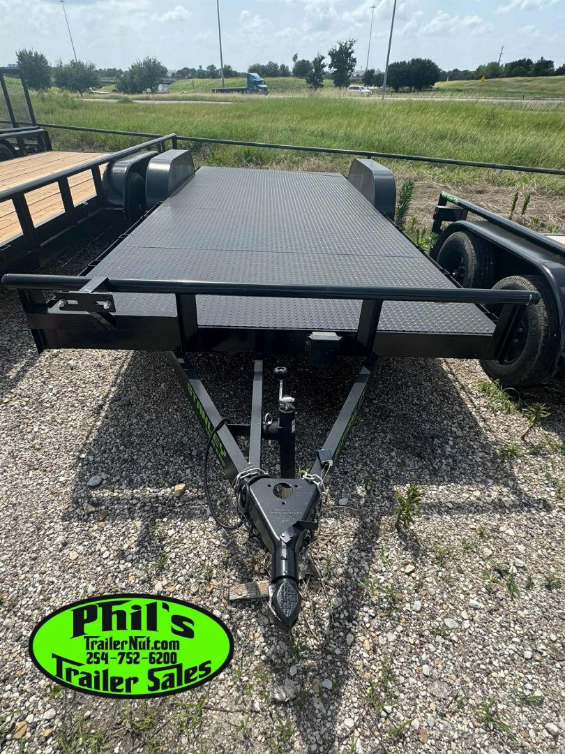 New 2025 Stanley Trailers NEW 18' OPEN CAR HAULER TRAILER UTILITY TRAILER STEEL DECK Equipment Trailer