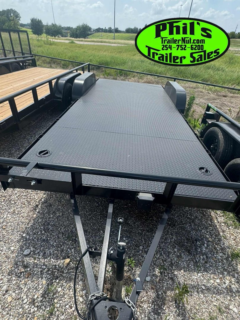 New 2025 Stanley Trailers NEW 18' OPEN CAR HAULER TRAILER UTILITY TRAILER STEEL DECK Equipment Trailer