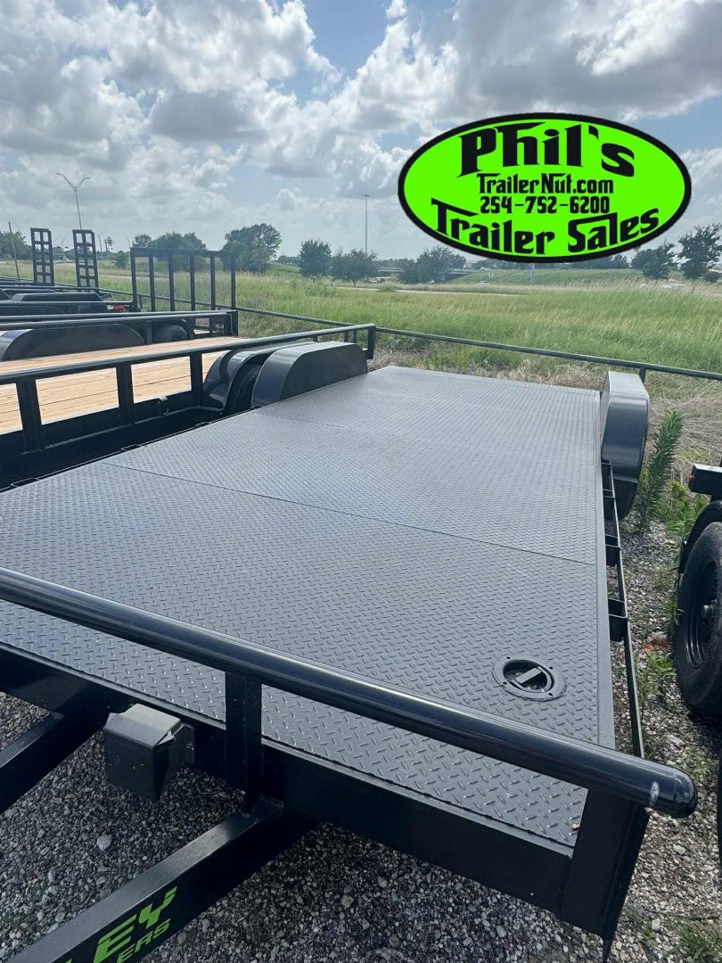 New 2025 Stanley Trailers NEW 18' OPEN CAR HAULER TRAILER UTILITY TRAILER STEEL DECK Equipment Trailer