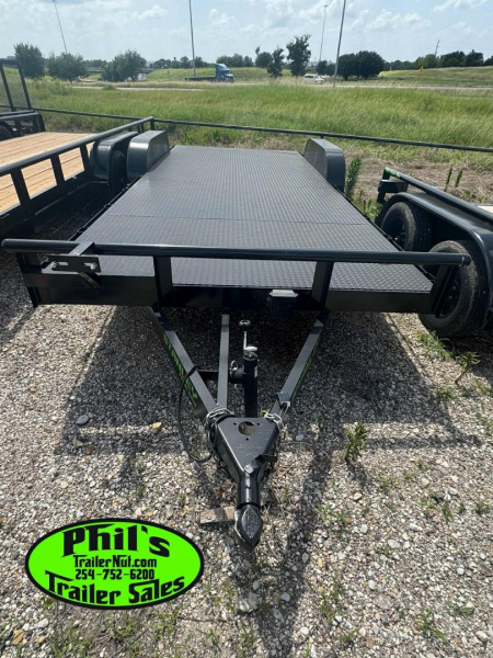 New 2025 Stanley Trailers NEW 18' OPEN CAR HAULER TRAILER UTILITY TRAILER STEEL DECK Equipment Trailer