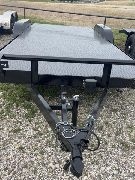 New 2025 Stanley Trailers NEW 18' OPEN CAR HAULER TRAILER UTILITY TRAILER STEEL DECK Equipment Trailer