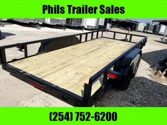 New 2024 Stanley Trailers UTILITY TRAILER 77X14 TUBE TOP slide in ramps Utility Trailer