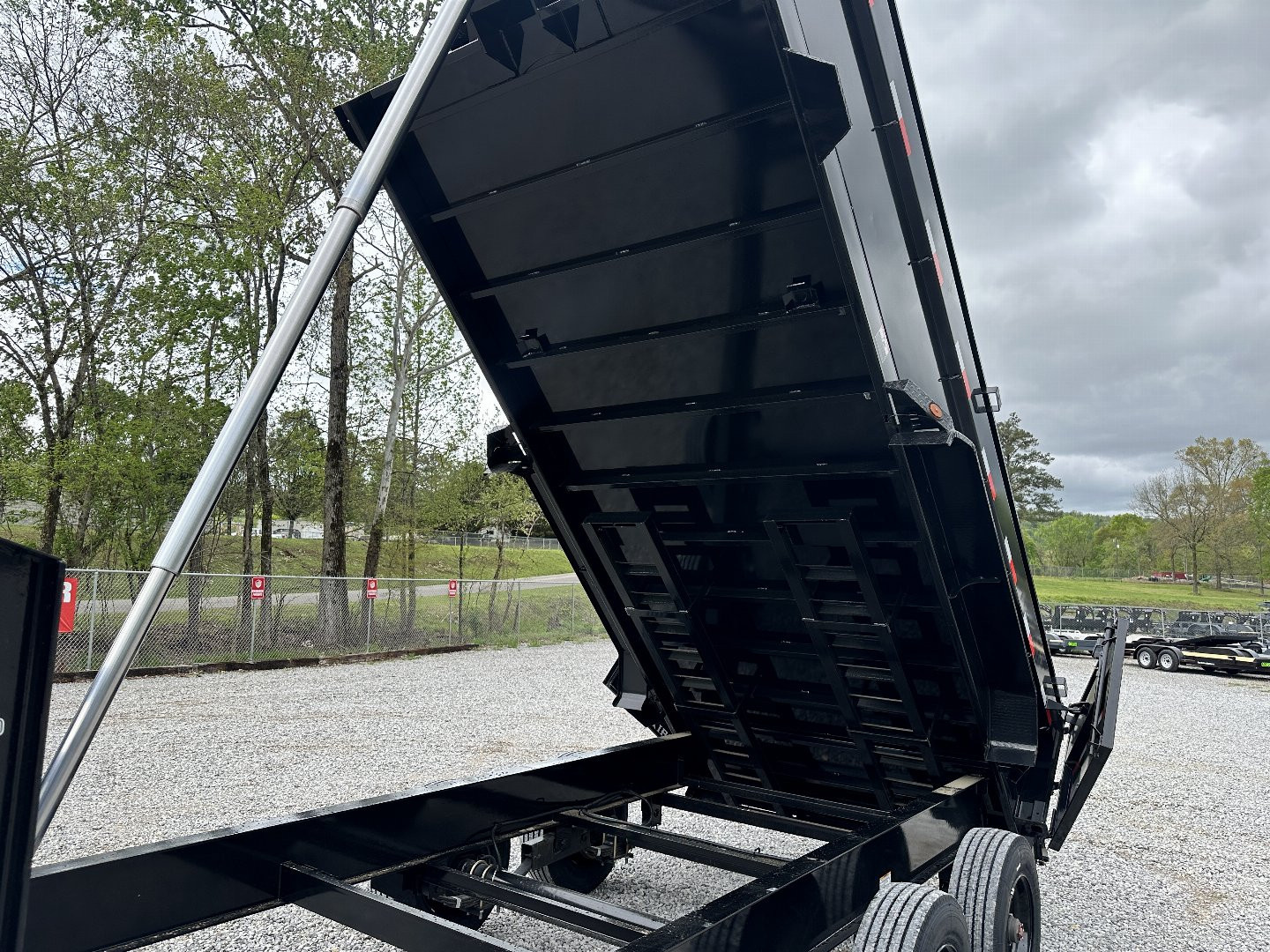 New Iron Bull Dump Trailer 83X16 10K AXLES DUMP TELESCOPIC LIFT GOOSENECK