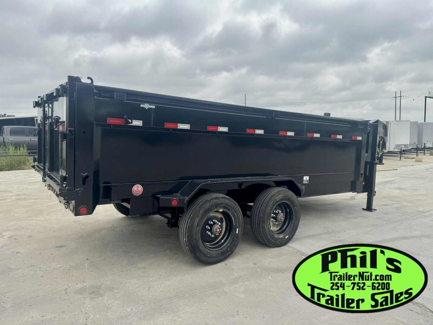 New Iron Bull Dump Trailer 83X16 10K AXLES DUMP TELESCOPIC LIFT GOOSENECK