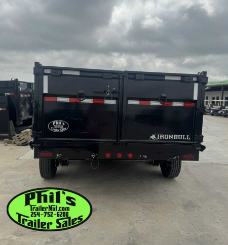 New Iron Bull Dump Trailer 83X16 10K AXLES DUMP TELESCOPIC LIFT GOOSENECK