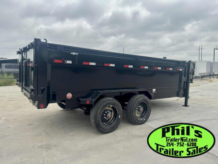New Iron Bull Dump Trailer 83X16 10K AXLES DUMP TELESCOPIC LIFT GOOSENECK