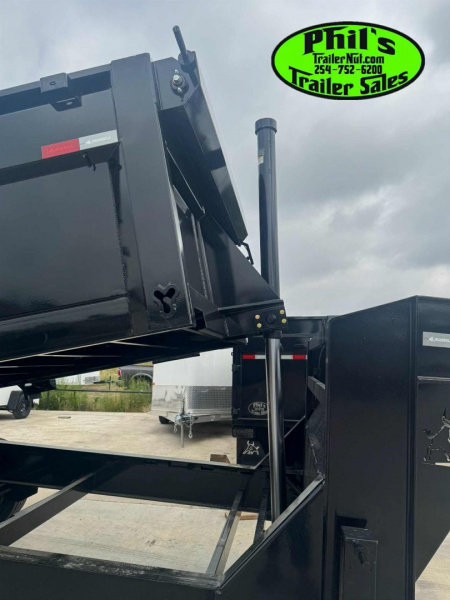 New Iron Bull Dump Trailer 83X16 10K AXLES DUMP TELESCOPIC LIFT GOOSENECK