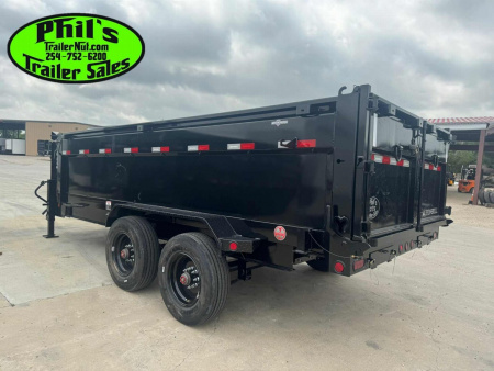 New Iron Bull Dump Trailer 83X16 10K AXLES DUMP TELESCOPIC LIFT GOOSENECK