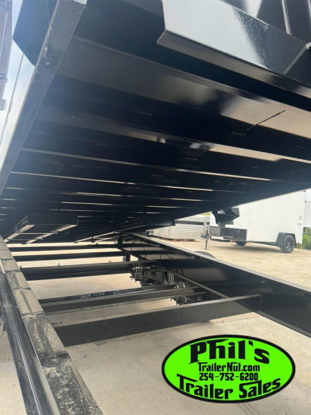 New Iron Bull Dump Trailer 83X16 10K AXLES DUMP TELESCOPIC LIFT GOOSENECK