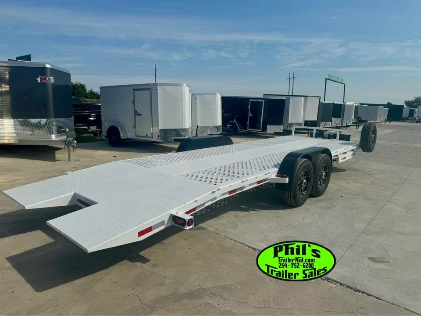 New 2024 83X20 Equipment Trailer W/ WINCH POWER TILT 14K TRAILER