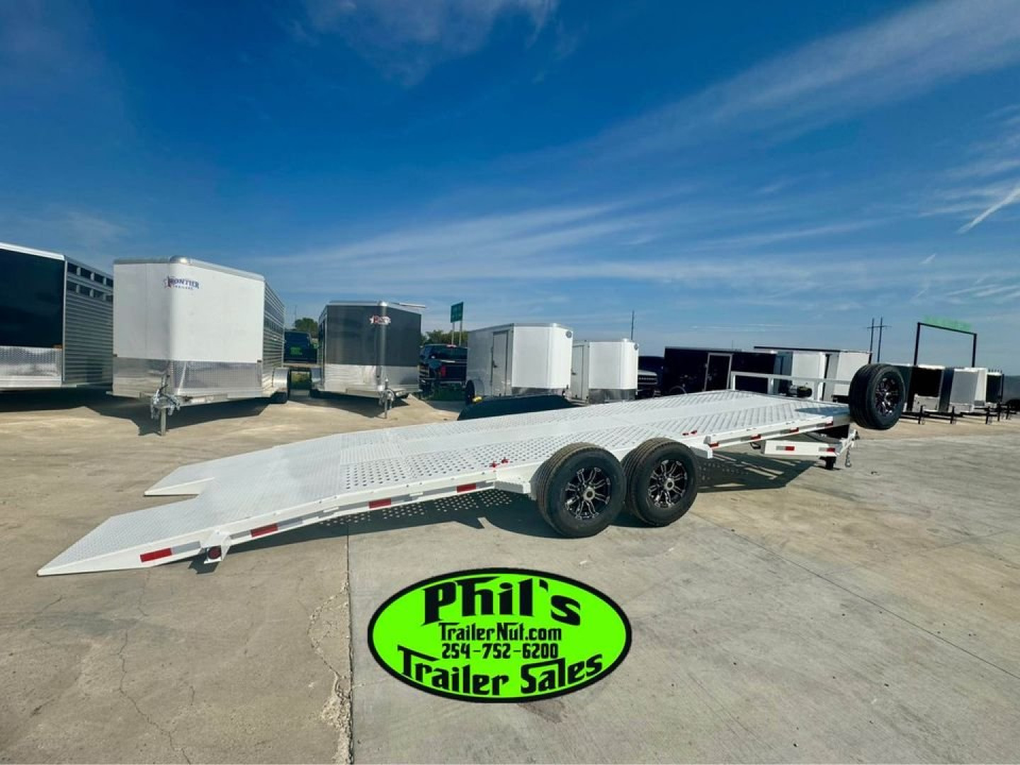 New 2024 83X20 Equipment Trailer W/ WINCH POWER TILT 14K TRAILER