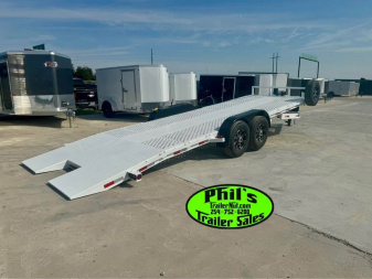 New 2024 83X20 Equipment Trailer W/ WINCH POWER TILT 14K TRAILER