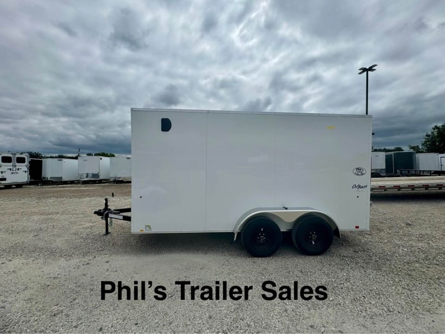 New 2025 Pace American 7X14 6'6'' INTERIOR Cargo / Enclosed Trailer SCREWLESS EXTERIOR